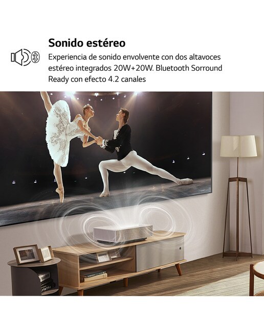 Proyector Láser LG HU715QW 4K - Blanco Blanco-7