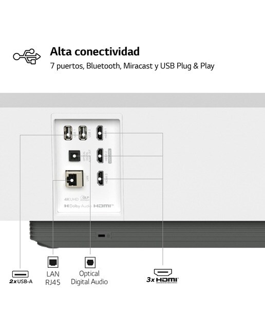 Proyector Láser LG HU715QW 4K - Blanco Blanco-10