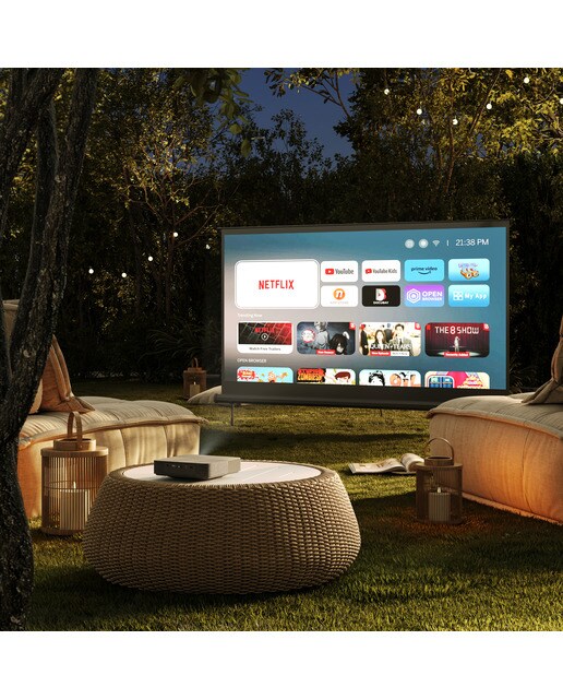 Proyector láser portátil We. by LOEWE Beam, Full HD, 100" Negro-8