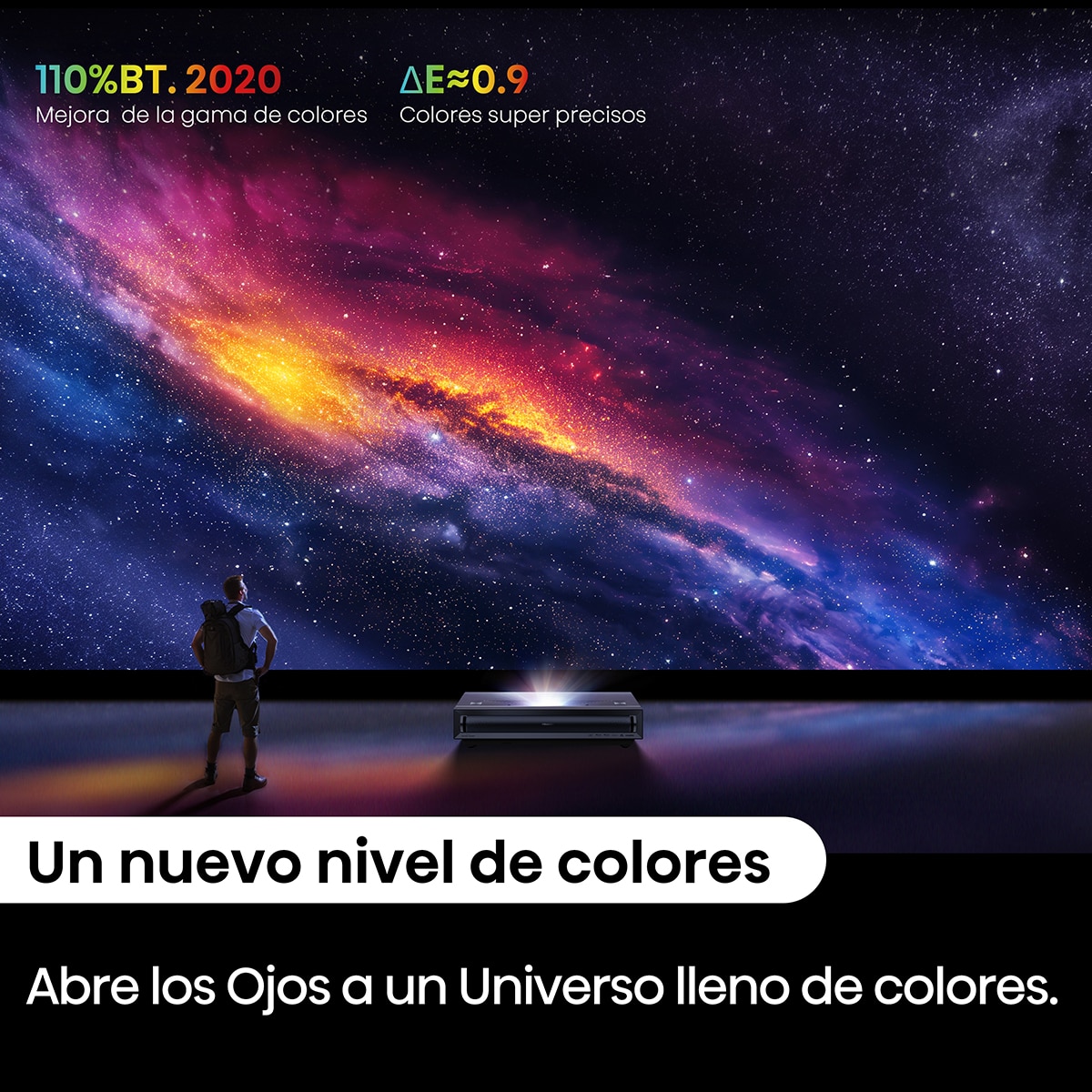 Proyector láser Cinema Hisense PX3 PRO, 4K UHD, Dolby Vision-Atmos, de 80" a 150", Fuente láser Trichroma, diseñado para XBOX 9