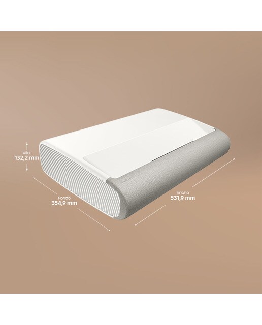 Proyector Samsung The Premiere LPU7D, UHD 4K Smart, Triple Láser, tiro ultra corto, Dolby Atmos, hasta 120" - Blanco Blanco-2