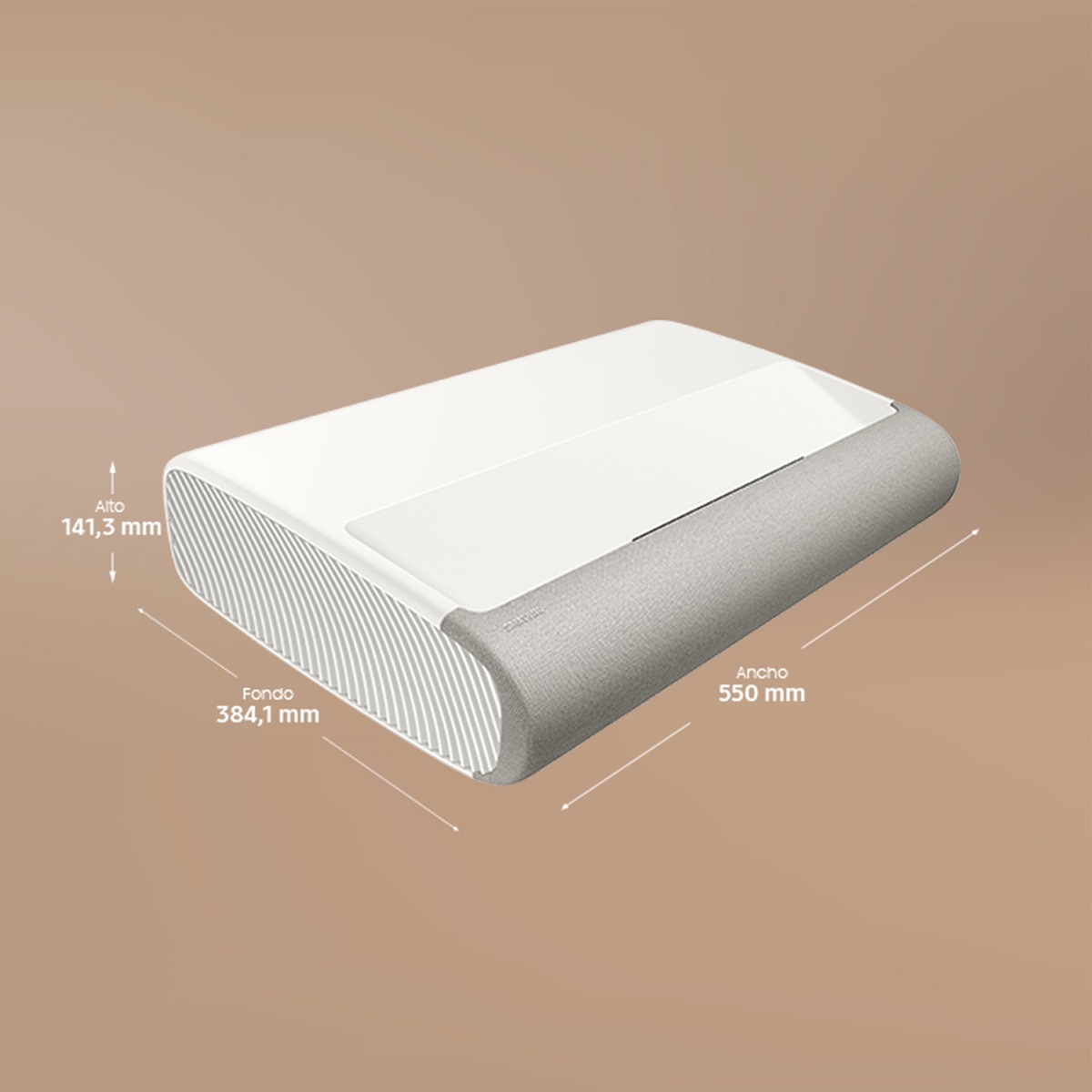 Proyector Samsung The Premiere LPU9D, UHD 4K Smart, Triple Láser, tiro ultra corto, Dolby Atmos, hasta 130" Blanco-2