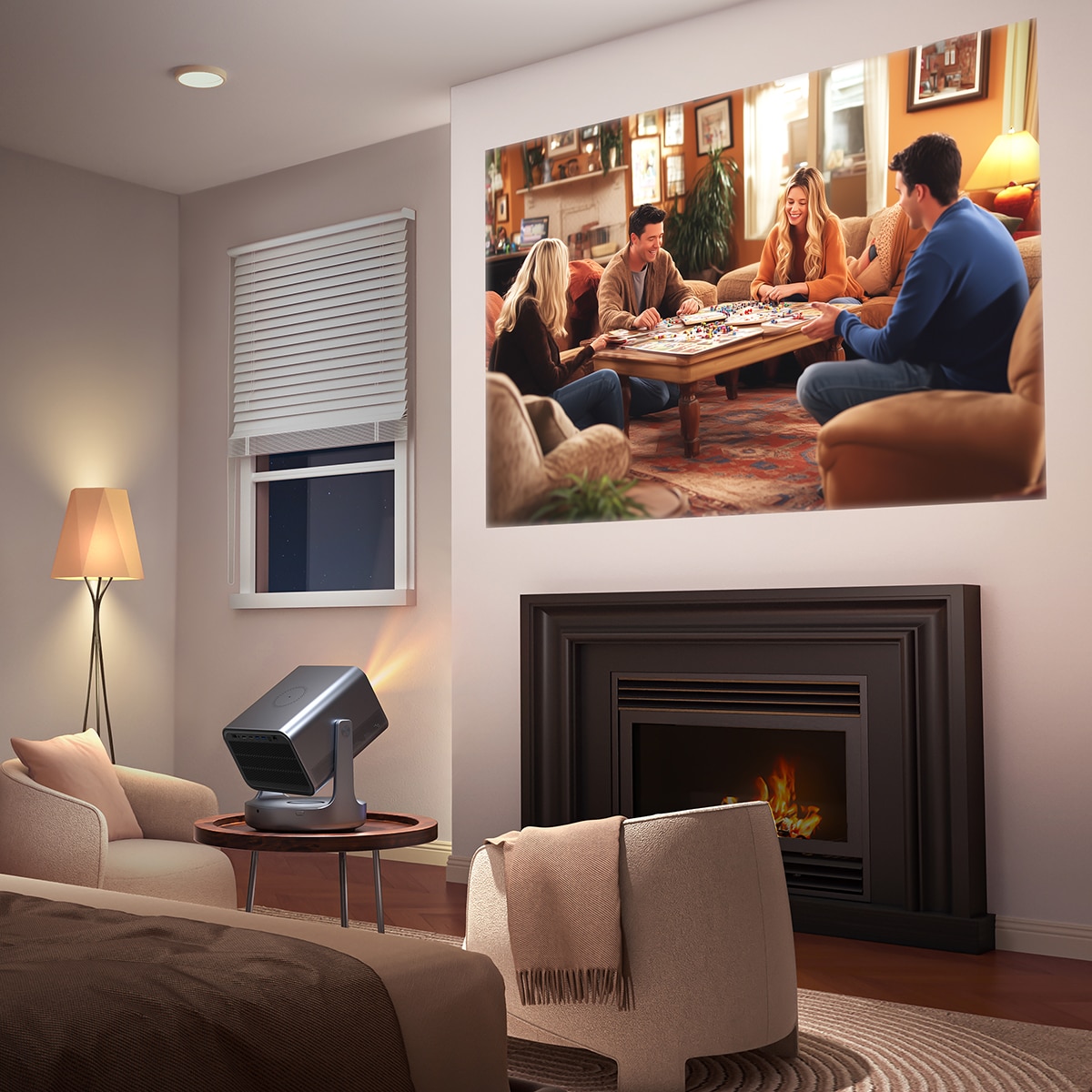 Mini Proyector Láser Hisense C2-ULTRA, UHD 4K, de 65" a 300", Dolby Vision, HDR completo, Fuente láser Trichroma, Diseñado para XBOX Gris metalizado-17