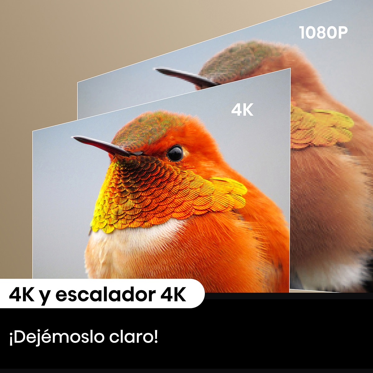 Proyector Láser Hisense C2, UHD 4K, 65 a 300" Tricrhoma Gris metalizado-4