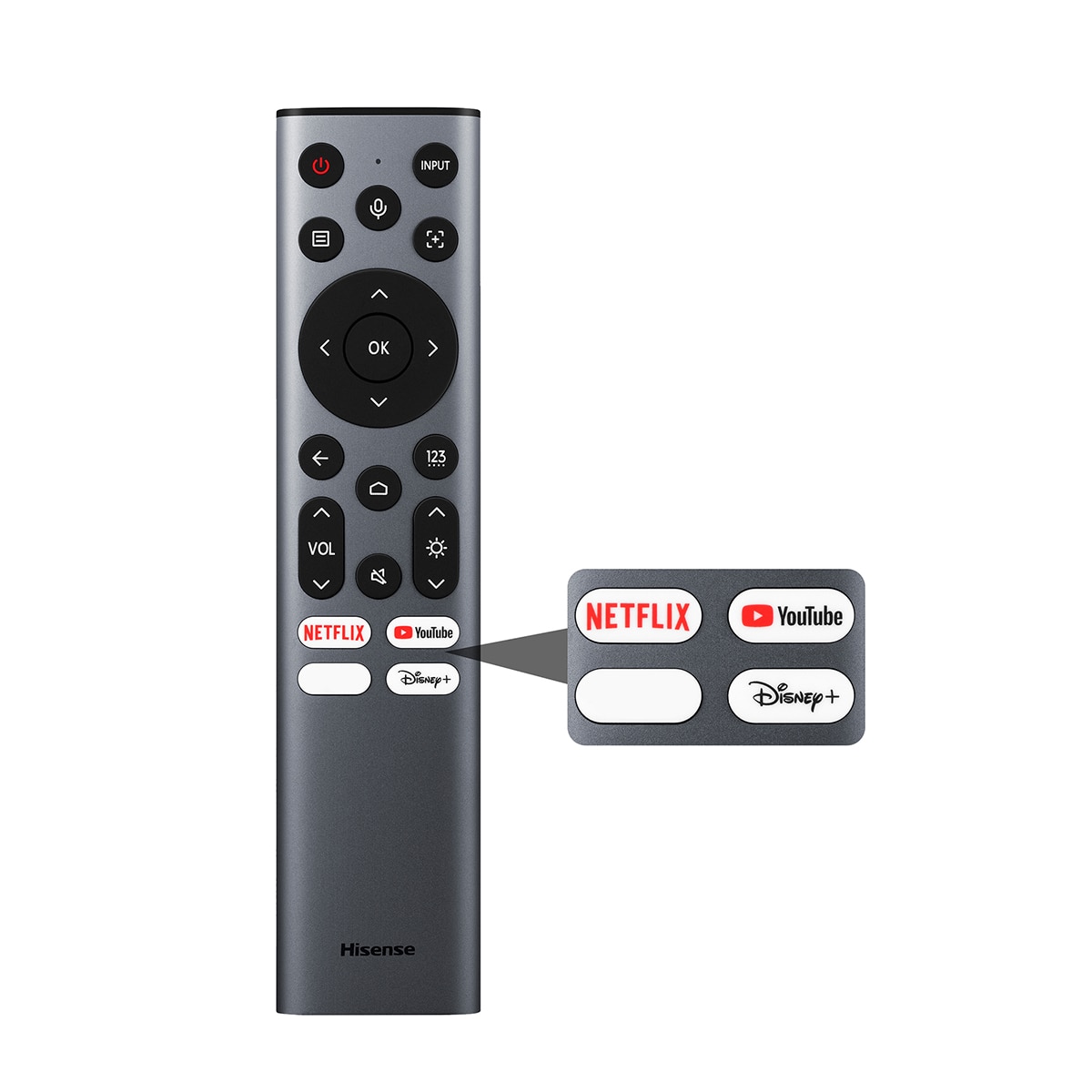 Proyector Láser Hisense C2, UHD 4K, 65 a 300" Tricrhoma Gris metalizado-9