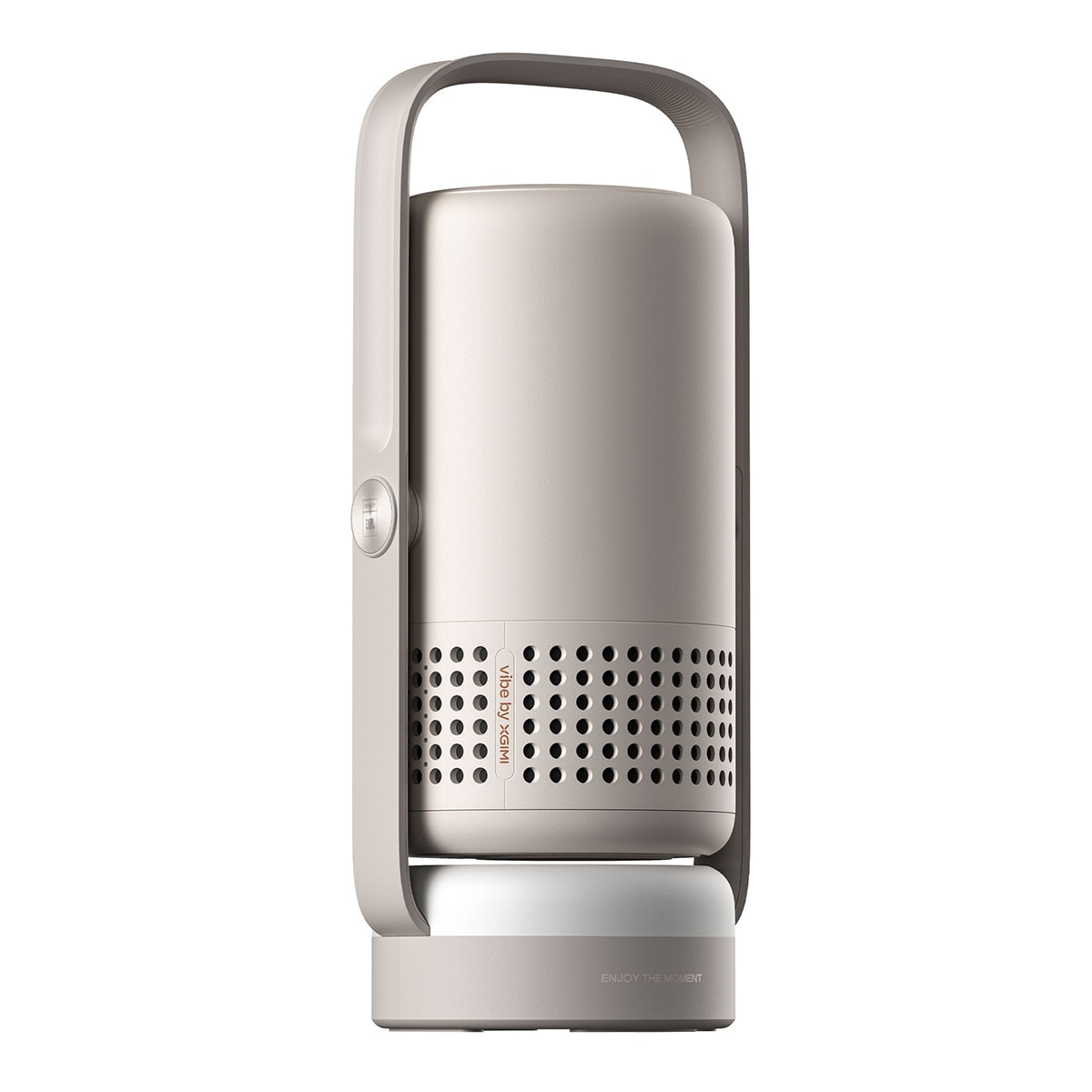 Proyector portátil XGIMI Vibe One Full HD con Google TV y sonido JBL Gris claro-2