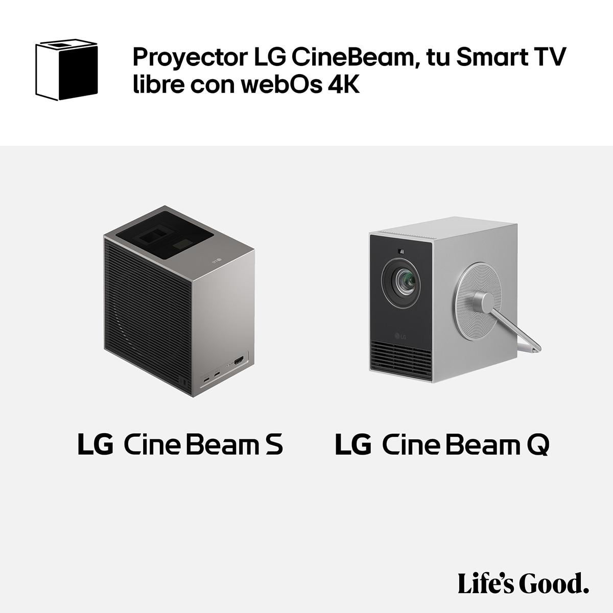 Proyector Láser de tiro ultra corto LG CineBeam PU615U, 4K Smart TV, 500 lumen, hasta 100" Plata / Negro-12