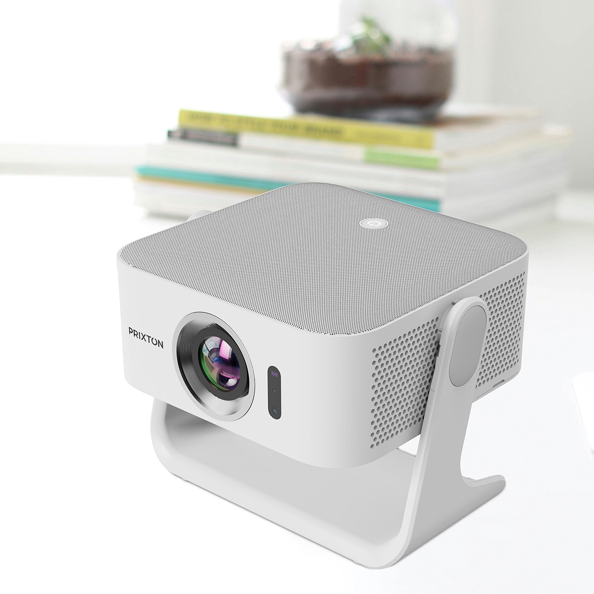 Proyector Prixton Renoir Full HD, hasta 120", Wi-Fi Blanco-8