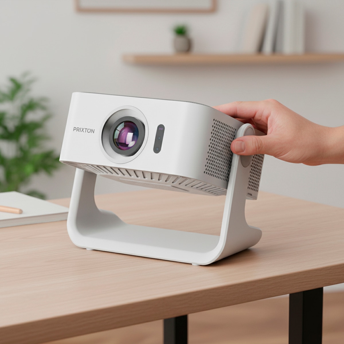 Proyector Prixton Renoir Full HD, hasta 120", Wi-Fi Blanco-12