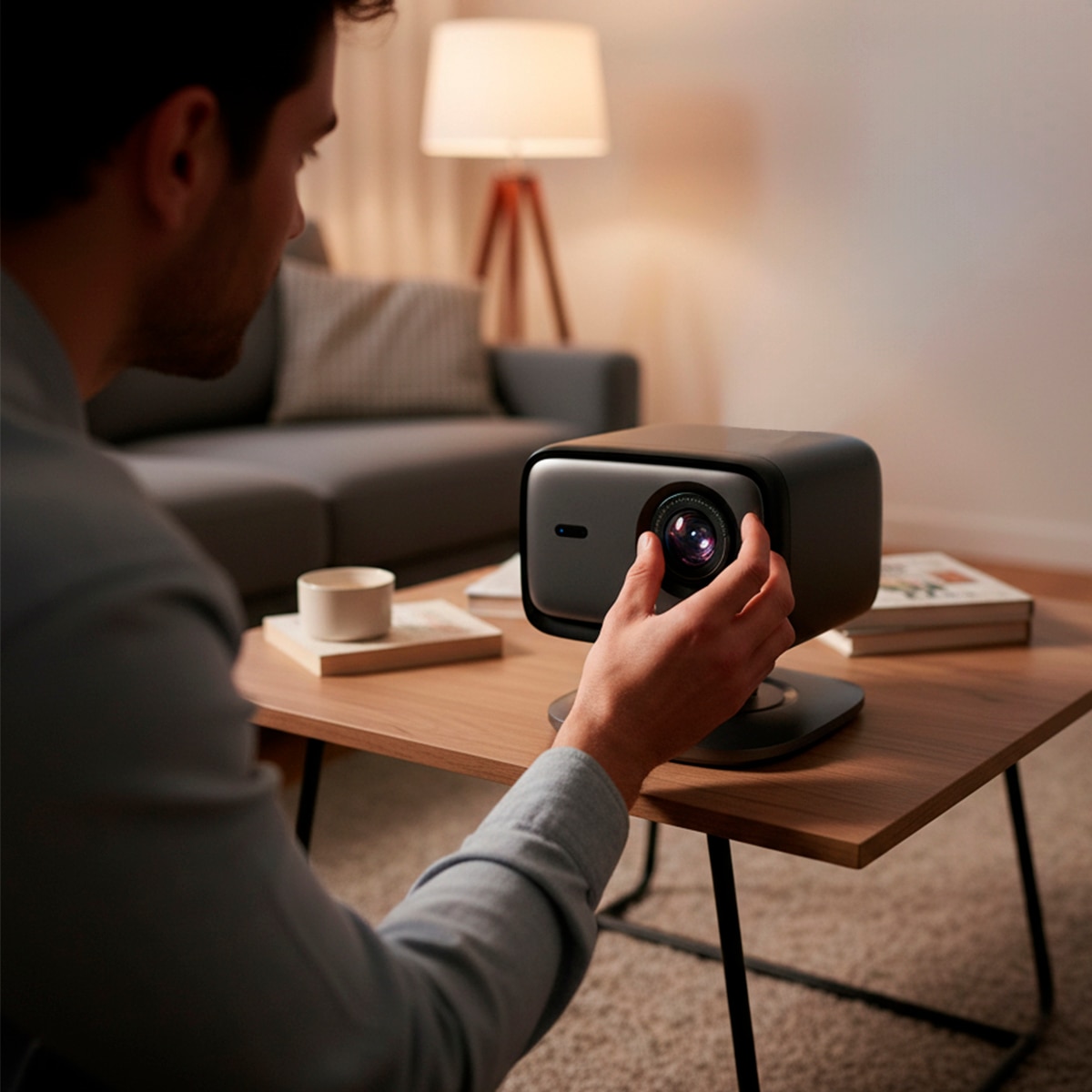 Proyector Prixton Monet Full HD, hasta 150", Wi-Fi Negro-8