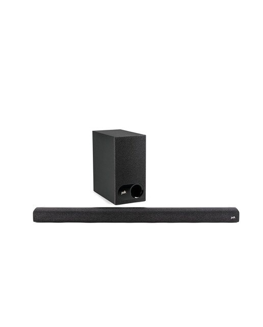 Barra de Sonido Polk Audio Signa S3, con Subwoofer inalámbrico y Chromecast Negro-1