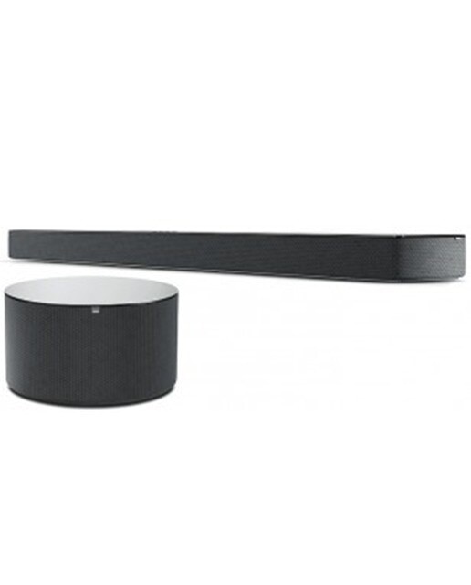 Barra de sonido Loewe Klang bar5 mr + sub5, Dolby Atmos Gris-7