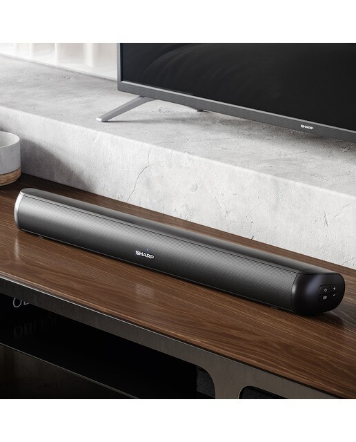 Barra de sonido Sharp HT-SB107 Bluetooth - Negro Negro-7