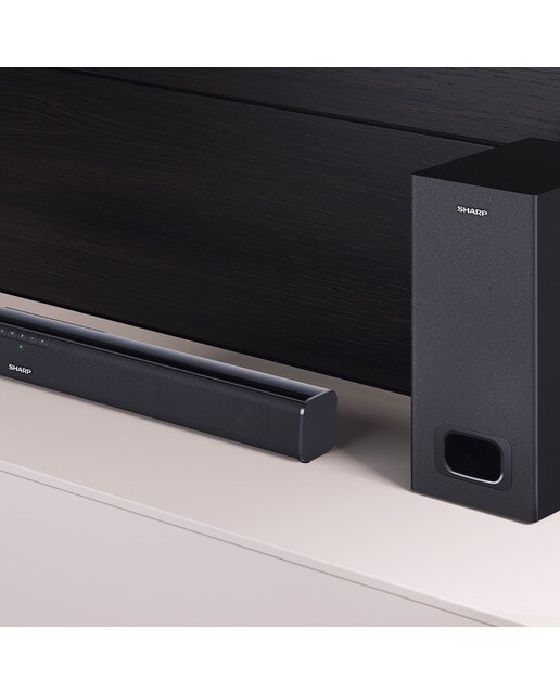 Barra de sonido Sharp HT-SBW110 Bluetooth - Negro Negro-6