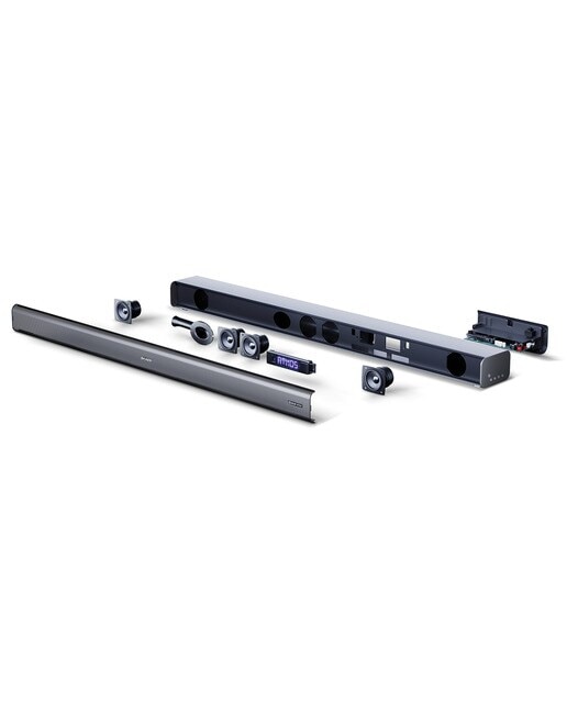 Barra de sonido Sharp HT-SBW460 Dolby Atmos - Negro Negro-3