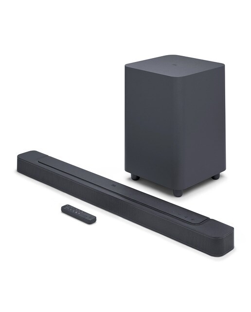 Barra de Som JBL Bar 500, 5.1 MultiBeam e Dolby Atmos Preto-1