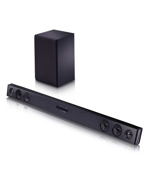 Barra de Sonido LG (2023) SQC2, 300W, 2.1, Dolby Digital