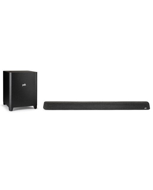 Barra de sonido Polk Audio Magnifi Max AX SR con altavoces surround y subwoofer inalámbricos Negro-3