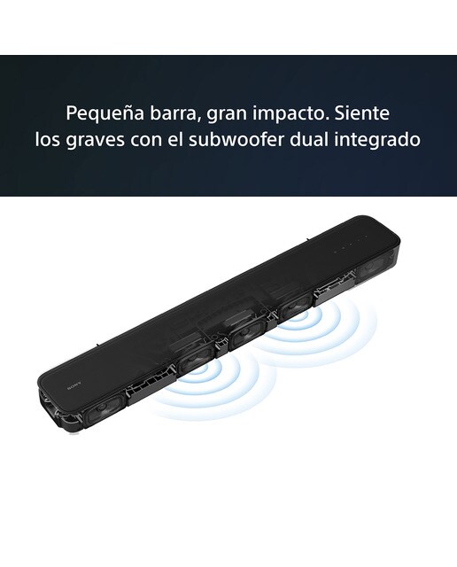 Barra de sonido Sony HT-S2000 3.1, Dolby Atmos Negro-7