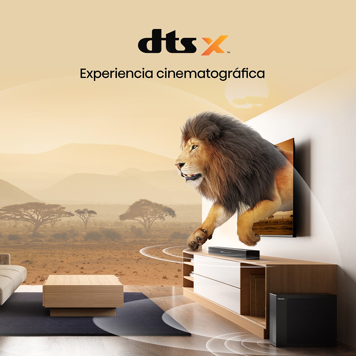 Barra de Som Hisense HS2100 2.1, Dolby Audio, 240W, Subwoofer Sem Fios Preto-8