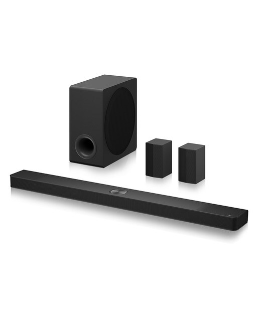Imagen 0 de Barra de sonido LG S90TR AI Sound Pro 4K, 7.1.3, 670W, HDR10, Dolby Vision, Dolby Atmos y DTS:X, Wi-Fi, Subwoofer inalámbrico Negro