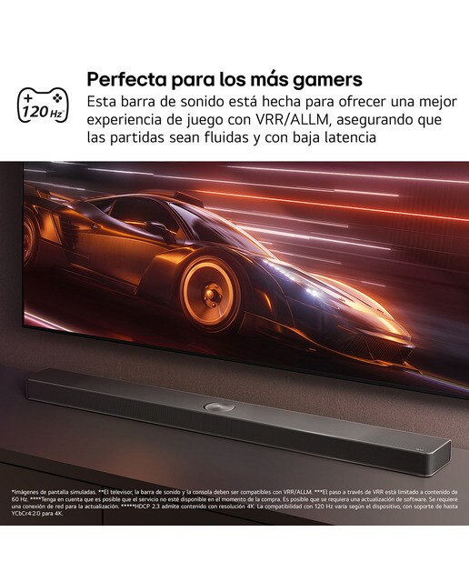 Barra de Som LG S80TR AI Sound Pro 4K, 5.1.3, 580 W, HDR10, Dolby Vision, Dolby Atmos e DTS:X, Wi-Fi, subwoofer sem fios Preto-14