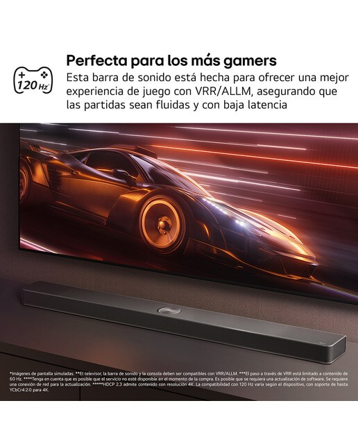 Barra de Som LG SG10TY AI Sound Pro 4K, 3.1, 420 W, HDR10, Dolby Vision, Dolby Atmos e DTS:X, Wi-Fi, Subwoofer Sem Fios Preto-13