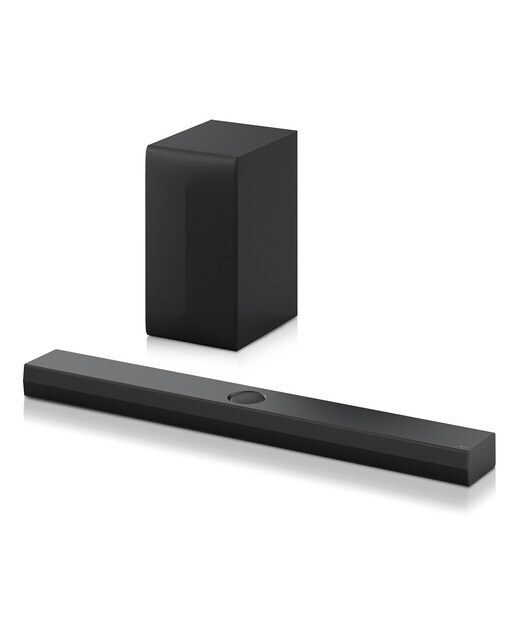 Barra de sonido LG S70TY AI Sound Pro 4K, 3.1.1, 400W, HDR10, Dolby Vision, Dolby Atmos y DTS:X, Subwoofer inalámbrico