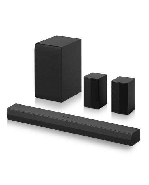 Imagen 0 de Barra de sonido LG S40TR AI Sound Pro, 4.1, 400W, Dolby Digital y DTS Digital Surround, Subwoofer inalámbrico Negro
