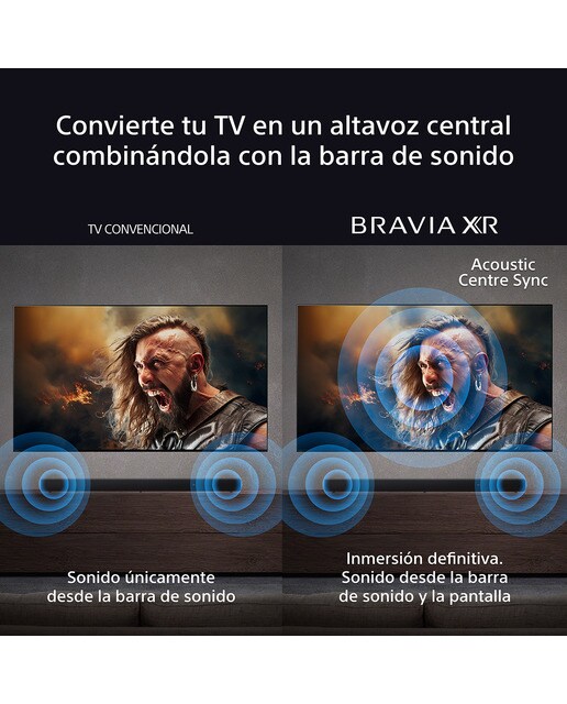 Barra de sonido Sony BRAVIA Theatre Bar 9, Dolby Atmos, 13 altavoces, Wi-Fi, Bluetooth, 360 Spatial Sound Mapping Negro-3