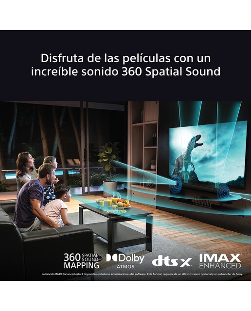 Barra de sonido Sony BRAVIA Theatre Bar 9, Dolby Atmos, 13 altavoces, Wi-Fi, Bluetooth, 360 Spatial Sound Mapping Negro-4