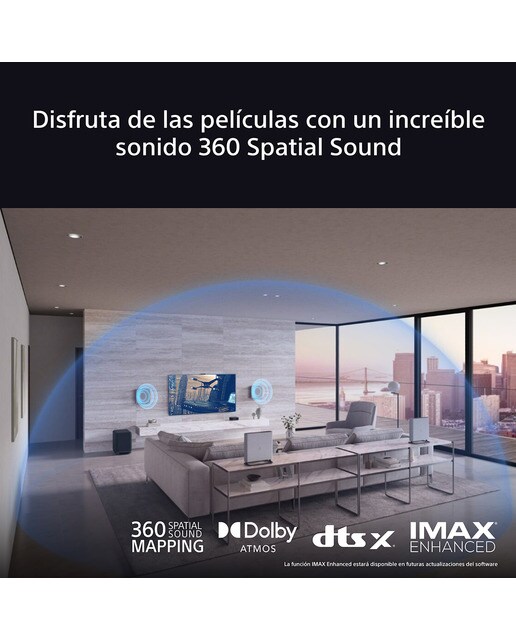 Home Cinema Sony BRAVIA Theatre Quad - Dolby Atmos, sistema de cine en casa con 4 altavoces y 16 canales, Wi-Fi, Bluetooth y 360 Spatial Sound Mapping Gris-4