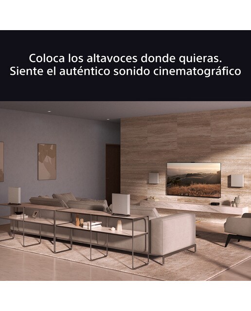 Home Cinema Sony BRAVIA Theatre Quad - Dolby Atmos, sistema de cine en casa con 4 altavoces y 16 canales, Wi-Fi, Bluetooth y 360 Spatial Sound Mapping Gris-6