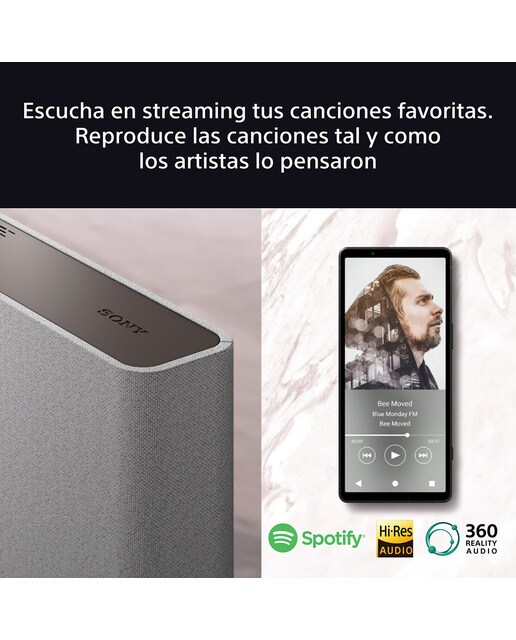 Home Cinema Sony BRAVIA Theatre Quad - Dolby Atmos, sistema de cine en casa con 4 altavoces y 16 canales, Wi-Fi, Bluetooth y 360 Spatial Sound Mapping Gris-7