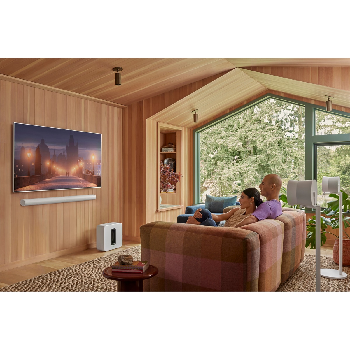 Barra de sonido Sonos Arc Ultra con sonido inmersivo 3D, tecnología Sound Motion y Dolby Atmos Blanco-8