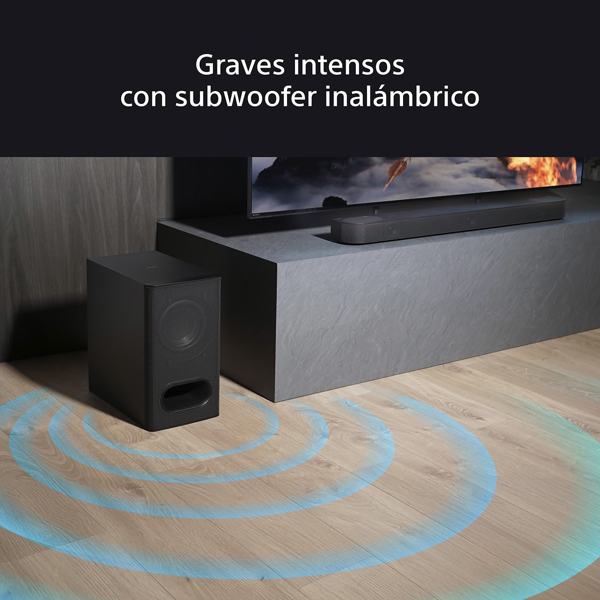 Barra de sonido Sony BRAVIA Theatre Bar 6, 3.1.2 canales, subwoofer inalámbrico, sonido cinematográfico Dolby Atmos y DTS:X, IA Voice Zoom3 Negro-3