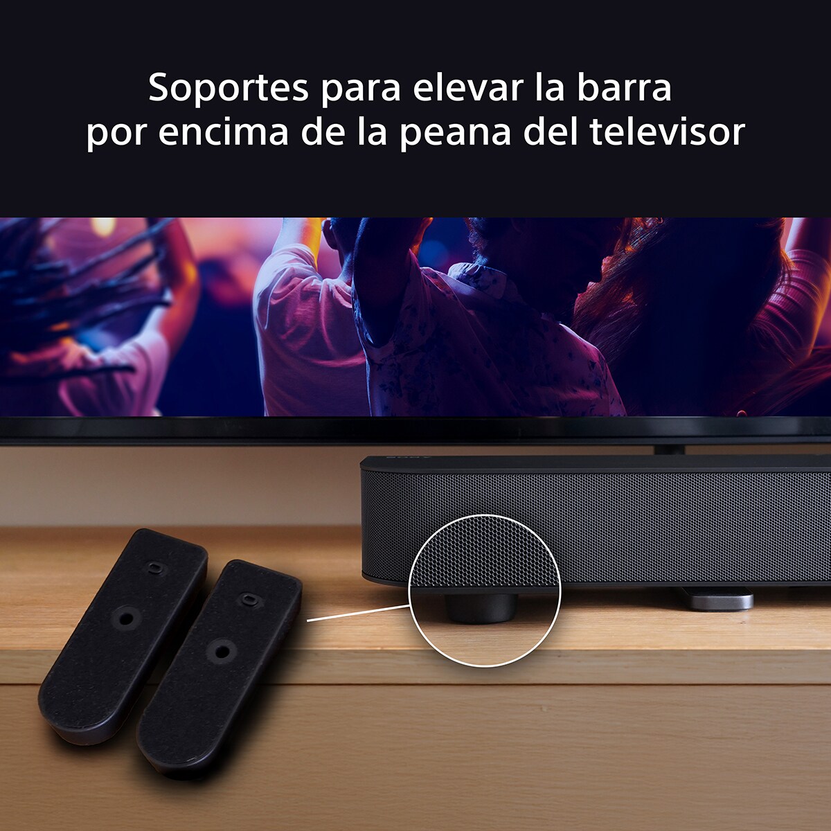Barra de sonido Sony BRAVIA Theatre Bar 6, 3.1.2 canales, subwoofer inalámbrico, sonido cinematográfico Dolby Atmos y DTS:X, IA Voice Zoom3 Negro-9