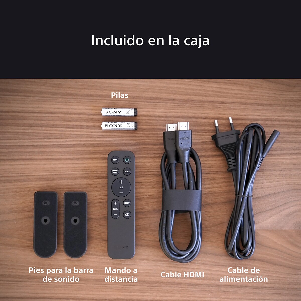 Barra de sonido Sony BRAVIA Theatre Bar 6, 3.1.2 canales, subwoofer inalámbrico, sonido cinematográfico Dolby Atmos y DTS:X, IA Voice Zoom3 Negro-13