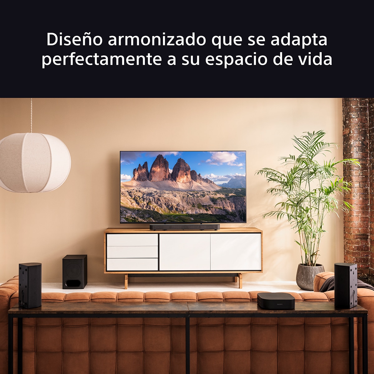 Sistema Cine en casa Sony BRAVIA Theatre SYSTEM 6, 1000W con barra de sonido 5.1, 2 altavoces traseros y un potente subwoofer, Dolby Atmos y DTS:X Negro-10