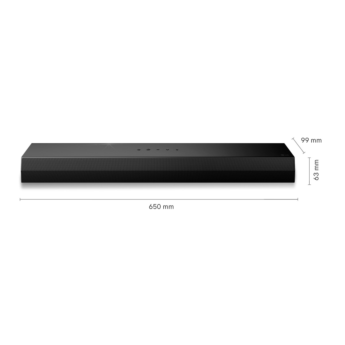 Barra de Sonido LG S20A, 2.0, 50W, Bluetooth 5.3, HDMI-ARC, compacta con doble woofer integrado, Dolby Digital, DTS Digital Surround, Negro Negro-2