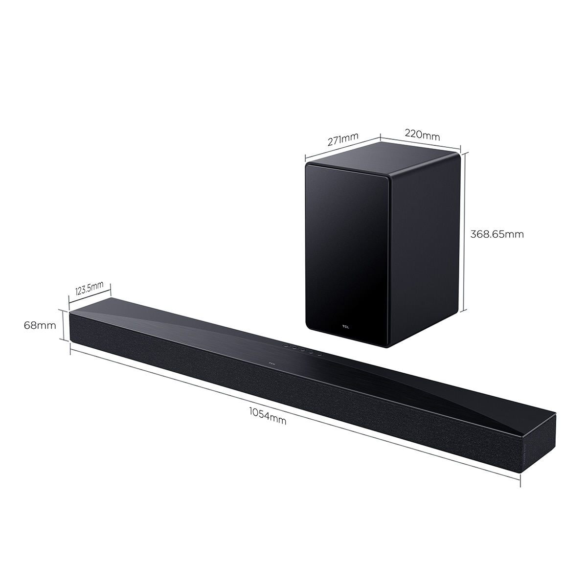 Barra de sonido TCL Q65KE 5.1 canales Titanio-2