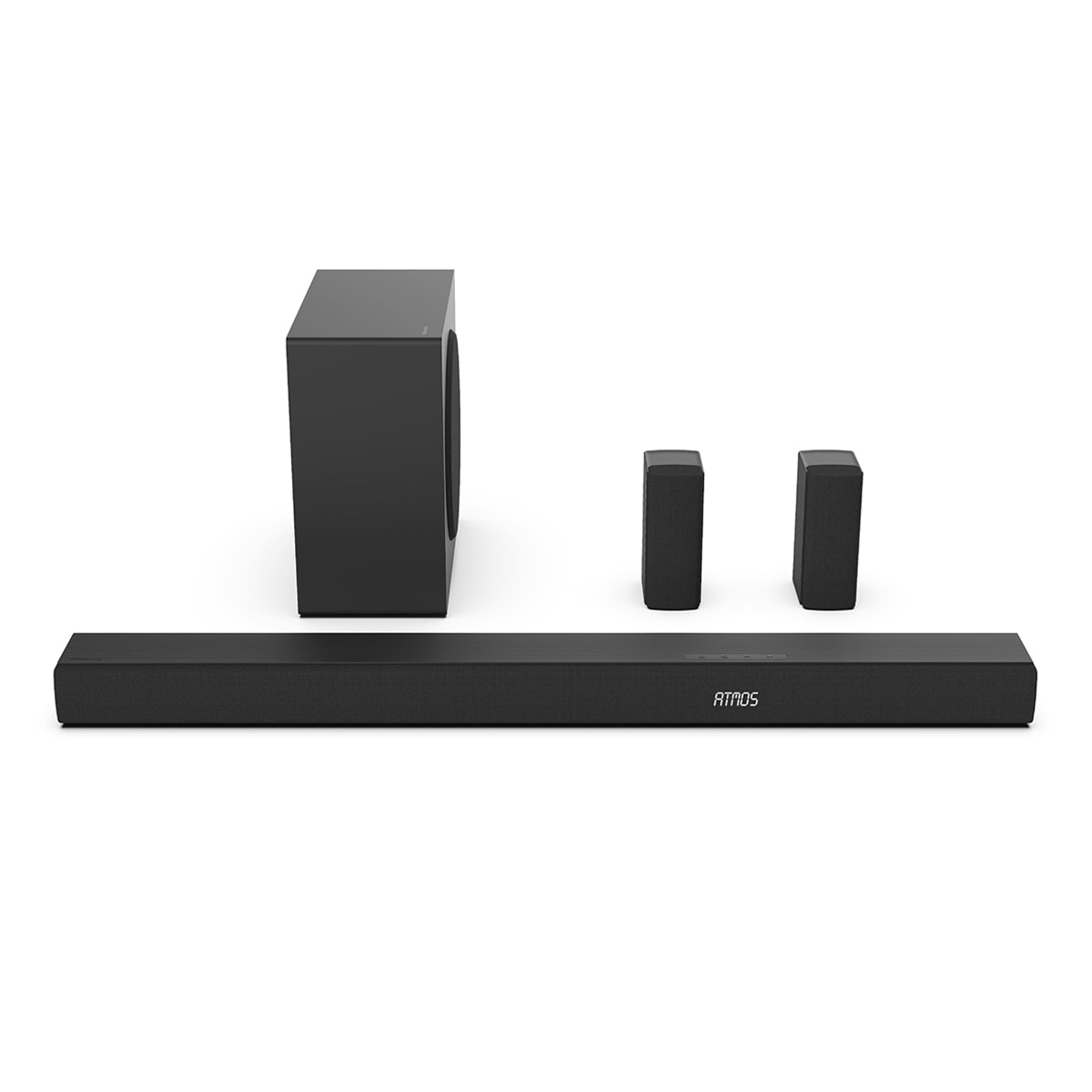 Imagem 0 de Barra de Som Hisense AX5100Q, Dolby Atmos 5.1, 580W, Subwoofer Sem Fios