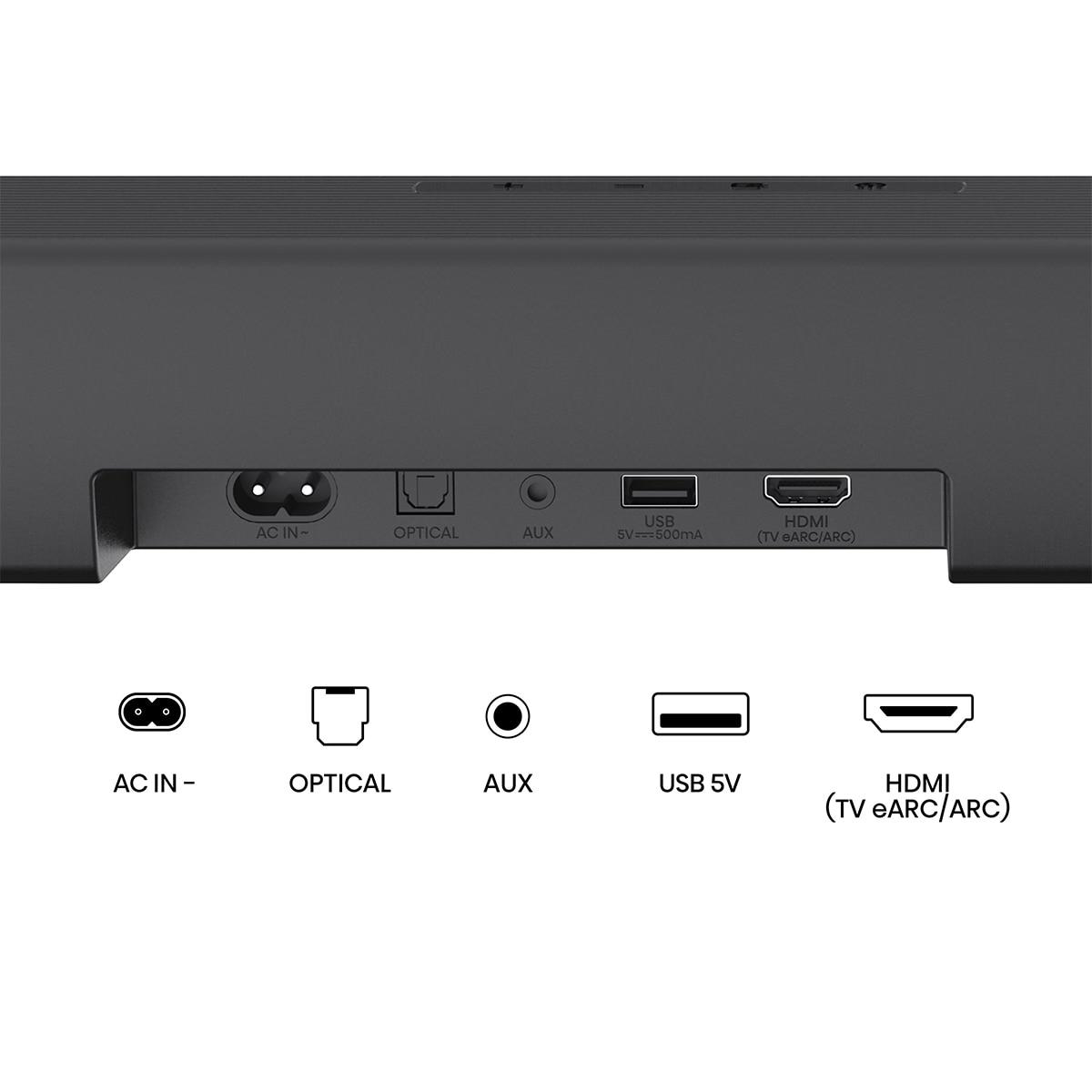 Barra de sonido Hisense AX-5100Q, Dolby Atmos 5.1 canales, 580 W con Subwoofer inalámbrico Negro-12