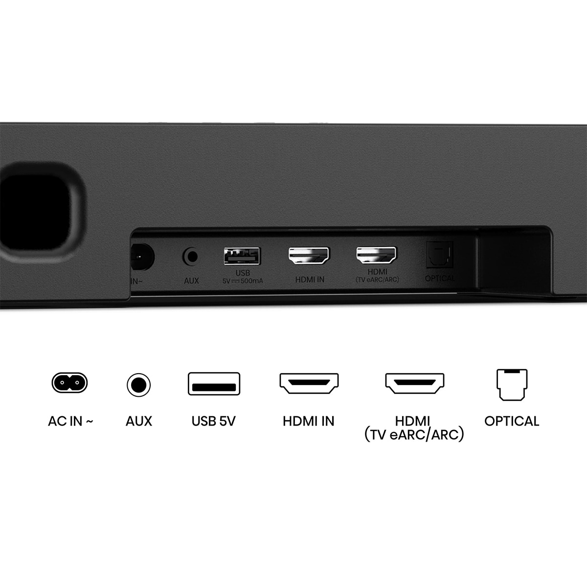 Barra de sonido Hisense AX-5140Q, Dolby Atmos 5.1.4 canales, 600W con Subwoofer inalámbrico + Altavoces traseros Negro-11