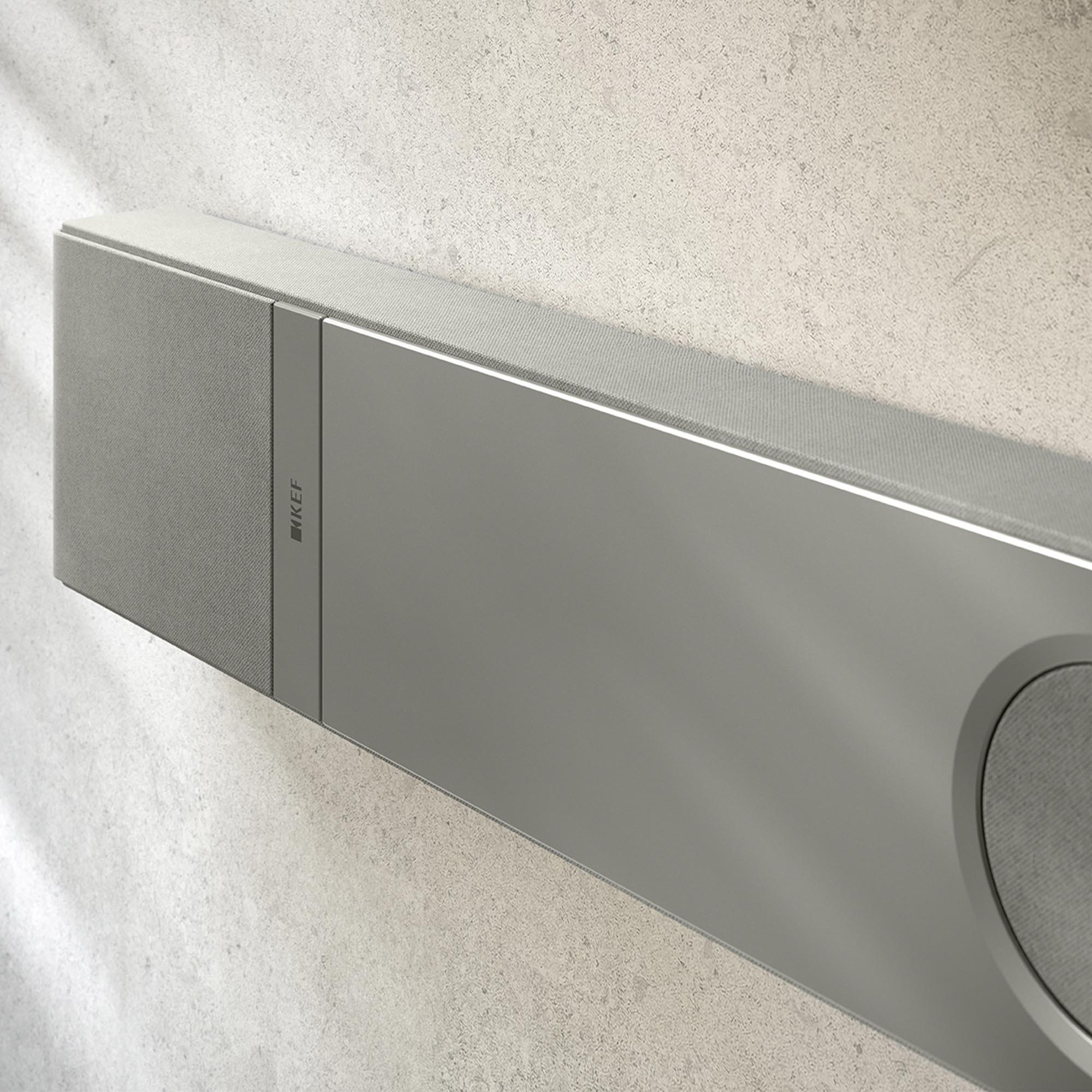 Barra de sonido KEF XIO 5.1.2 - Gris Plata Gris Plata-5