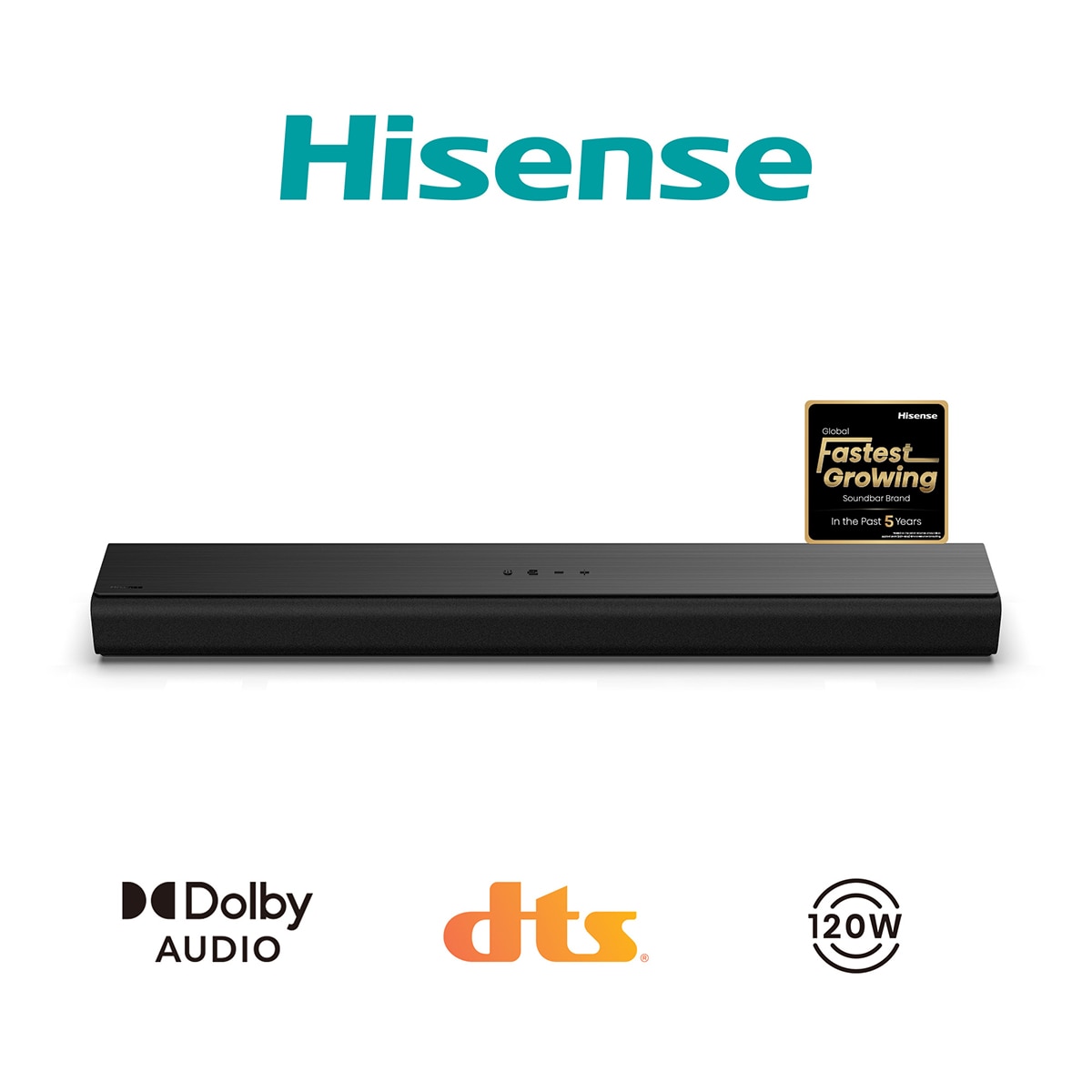 Barra de sonido Hisense HS1000, 2.0 120W Dolby Digital Plus Negro-2