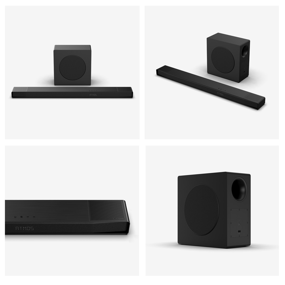 Barra de sonido Hisense AX3120Q, 3.1.2, 440W con subwoofer Negro-12