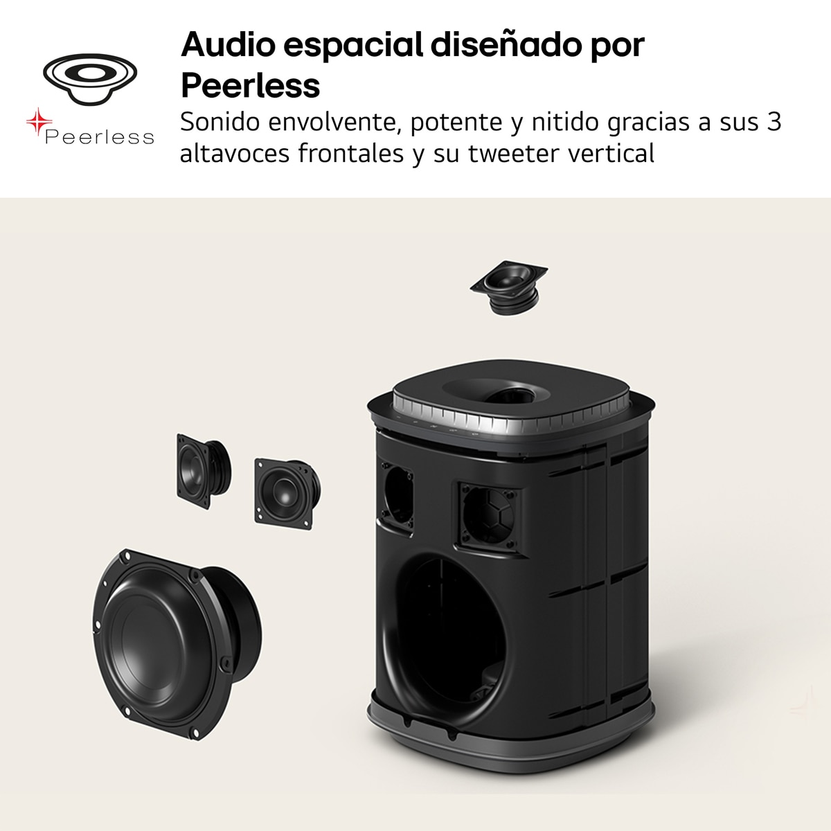 Altavoz inalámbrico LG Sound Suite M7, WiFi, 2.1.1 canales, Dolby Atmos FlexConnect Negro-6