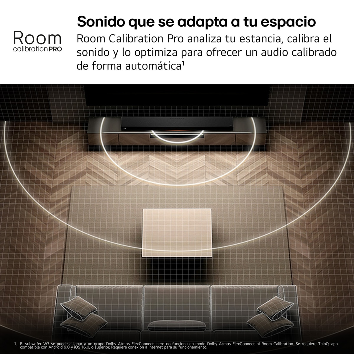 Altavoz inalámbrico LG Sound Suite M7, WiFi, 2.1.1 canales, Dolby Atmos FlexConnect Negro-8