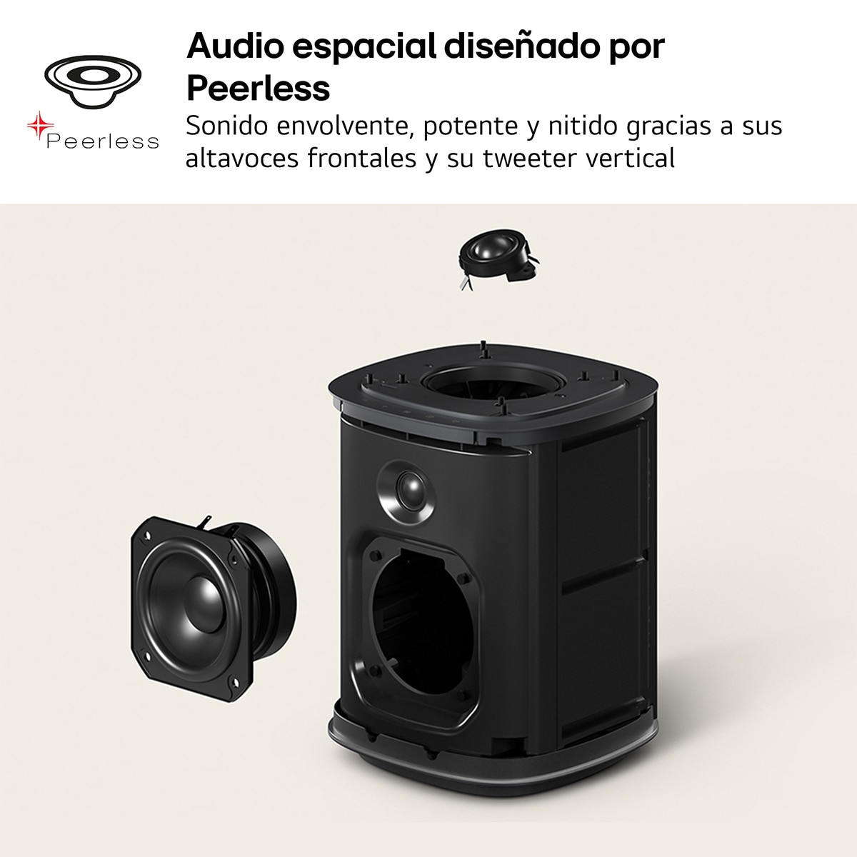 Altavoz inalámbrico LG Sound Suite M5, WiFi, 1.1.1 canales, Dolby Atmos FlexConnect Negro-5